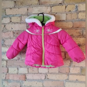 Pink girls s24M London Fog winter jacket